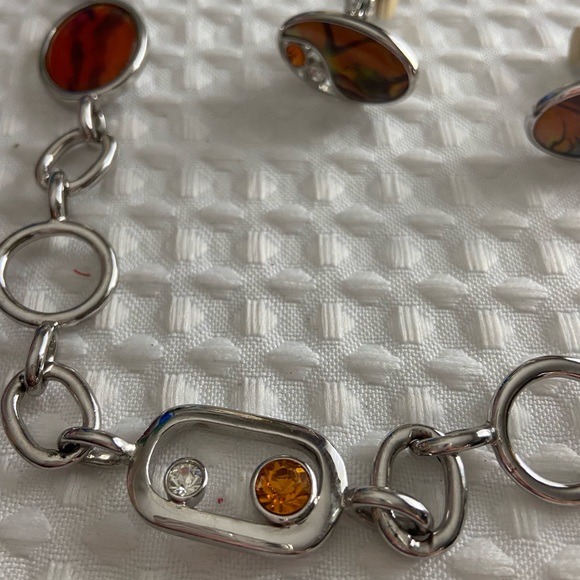 Vintage Butler Silvertone Necklace & Earrings - Picture 10 of 15